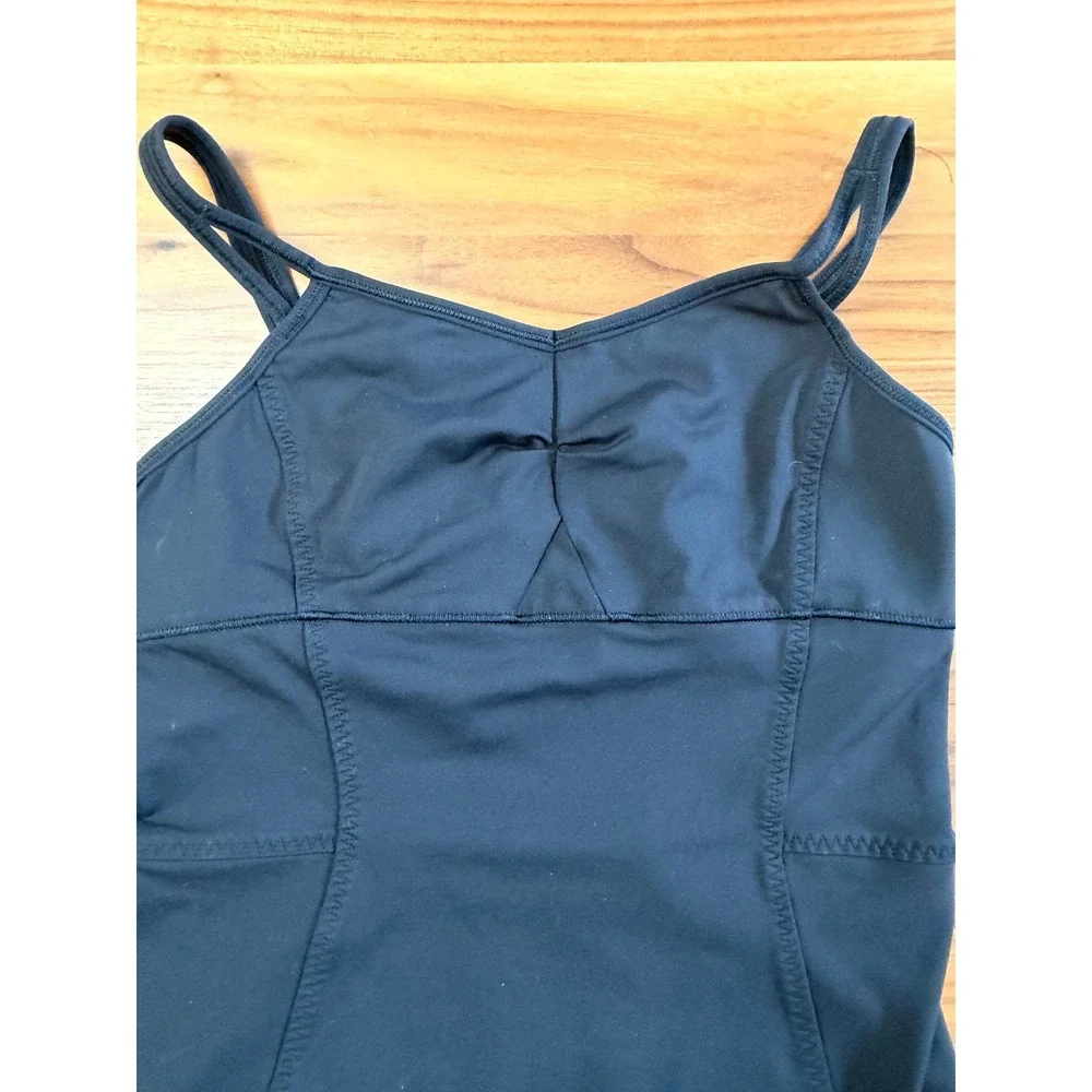 Ivivva Girls Leotard Size 14 Black Dance Ballet Gymnastics Athletic